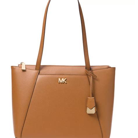 Michael Kors Maddie East West Brown Signature Tote 